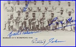 1946 KANSAS CITY MONARCHS Signed Real Photo Postcard-(5)-O'NEIL-MOODY-PSA