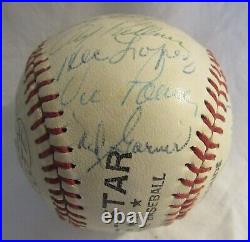 1957 Kansas City Athletics Team Signed Baseball 24 Signatures