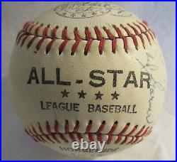 1957 Kansas City Athletics Team Signed Baseball 24 Signatures