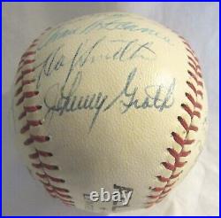 1957 Kansas City Athletics Team Signed Baseball 24 Signatures