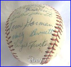 1957 Kansas City Athletics Team Signed Baseball 24 Signatures