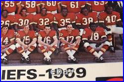 1969 Kansas City Chiefs Len Dawson Signed Team Photo With Coa Super Bowl Champs