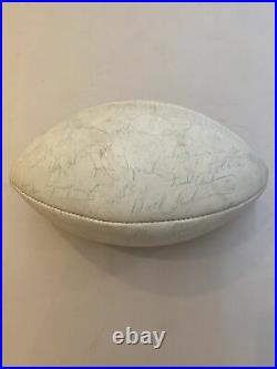 1969 Kansas City Chiefs Super Bowl Champs Team Signed AFL Game Football JSA COA