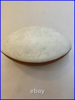1969 Kansas City Chiefs Super Bowl Champs Team Signed AFL Game Football JSA COA