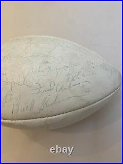 1969 Kansas City Chiefs Super Bowl Champs Team Signed AFL Game Football JSA COA