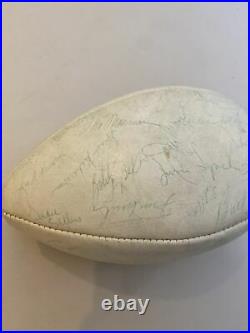 1969 Kansas City Chiefs Super Bowl Champs Team Signed AFL Game Football JSA COA