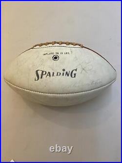 1969 Kansas City Chiefs Super Bowl Champs Team Signed AFL Game Football JSA COA