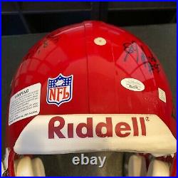 1969 Kansas City Chiefs Super Bowl IV Champions Team Signed Helmet Jsa Coa