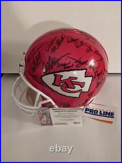 1969 Kansas City Chiefs Super Bowl IV Team Signed Helmet Psa/dna Coa Kc Sb IV