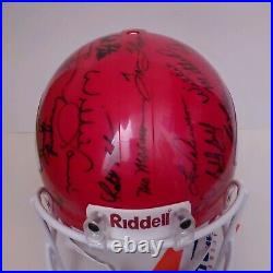 1969 Kansas City Chiefs Super Bowl IV Team Signed Helmet Psa/dna Coa Kc Sb IV