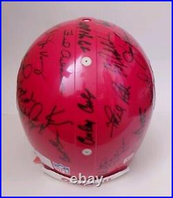 1969 Kansas City Chiefs Super Bowl IV Team Signed Helmet Psa/dna Coa Kc Sb IV