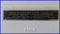 1969 Kansas City Chiefs Super Bowl IV Team Signed Helmet Psa/dna Coa Kc Sb IV