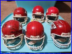 1970s-1980s Kansas City Mini Helmets Bundle Signed No COAs