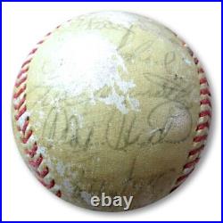 1972 Kansas City Royals Signed Autographed Baseball Piniella Otis Keough LOA