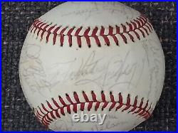 1976 Kansas City KC Royals Autographed Baseball With COA