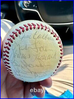 1977 Kansas City Royal Autographed Ball 31 sigs