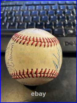 1979 KANSAS CITY ROYALS Team Signed Baseball George BRETT Whitey HERZOG COA 7/13