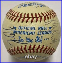 1982 KANSAS CITY ROYALS Team Signed Autographed OAL Baseball GEORGE BRETT WILSON