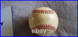 1984 Kansas City Royals Team signed Baseball George Brett +24 others BAS LOA