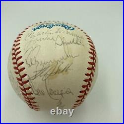 1985 Kansas City Royal World Series Champs Team Signed Baseball With JSA COA