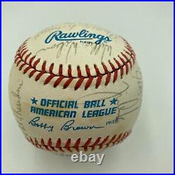 1985 Kansas City Royal World Series Champs Team Signed Baseball With JSA COA