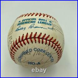 1985 Kansas City Royal World Series Champs Team Signed Baseball With JSA COA