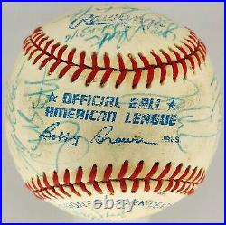 1988 Kansas City Royals Team Signed Baseball George Brett Bo Jackson Autographed