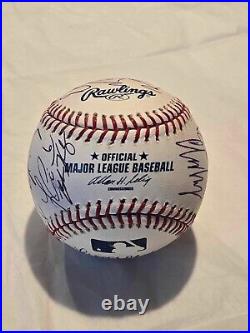 2010 Kansas City Royals Autographed Official Baseball No COA