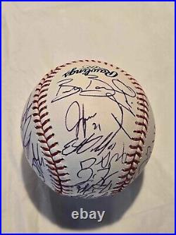 2010 Kansas City Royals Autographed Official Baseball No COA