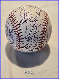 2010 Kansas City Royals Autographed Official Baseball No COA