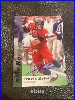 2013 Upper Deck Travis Kelce Star Rookie RC Auto #84 Kansas City Chiefs