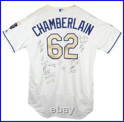 2015 Kansas City Royals World Series Champs Team Signed W. S. Jersey JSA COA