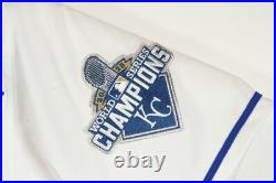 2015 Kansas City Royals World Series Champs Team Signed W. S. Jersey JSA COA