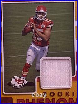2017 Panini Donruss Patrick Mahomes Red Foil (Rare) Rookie Phenoms Player-Worn