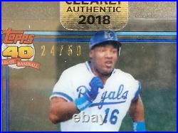 2018 TOPPS CLEARLY AUTHENTIC AUTO BO JACKSON KANSAS CITY ROYALS #d/50