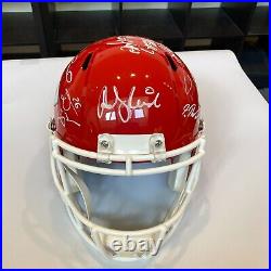 2019 Kansas City Chiefs Super Bowl Champs Team Signed Helmet JSA & Beckett COA