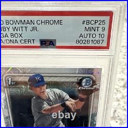 2020 Bowman Chrome Bobby Witt Jr. Mega Box Auto