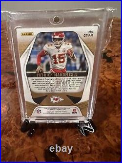 2020 Pannini Certified Patrick Mahomes Auto SSP #d /10 Kansas City Chiefs