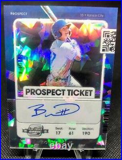 2021 Contenders Bobby Witt Jr. Prospect Ticket Cracked Ice Auto Ssp#02/23! Kc