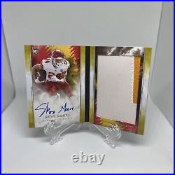 2022 Origins Skyy Moore RPA Gold Booklet 24/25 Color Patch Kansas City Chiefs #