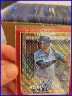 2022 Topps Chrome MJ Melendez Rookie Red Refractor Auto 3/5