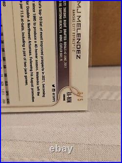 2022 Topps Chrome MJ Melendez Rookie Red Refractor Auto 3/5