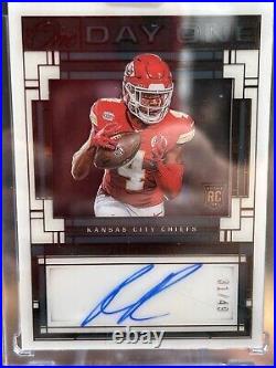 2023 Panini One Rashee Rice Day One Rookie Auto Bronze /49 #112