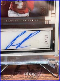 2023 Panini One Rashee Rice Day One Rookie Auto Bronze /49 #112
