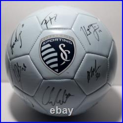 2023 Sporting Kansas City Team Signed Autographed Soccer Ball & Coa Mls Soccer