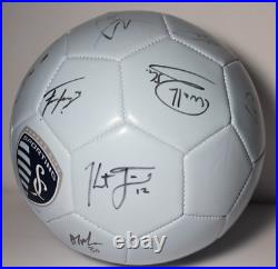 2023 Sporting Kansas City Team Signed Autographed Soccer Ball & Coa Mls Soccer