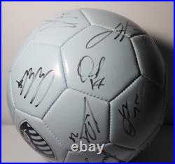 2023 Sporting Kansas City Team Signed Autographed Soccer Ball & Coa Mls Soccer