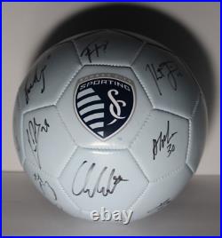 2023 Sporting Kansas City Team Signed Autographed Soccer Ball & Coa Mls Soccer
