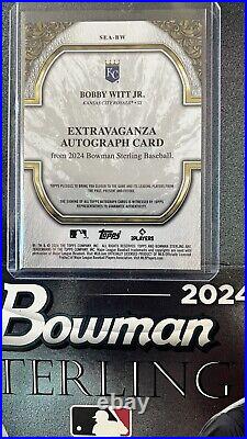 2024 Bowman Sterling Extravaganza Bobby Witt Jr AU /75