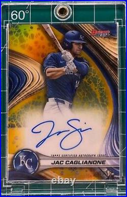 2024 Bowman's Best JAC CAGLIANONE Royals Auto #B24-JC RC True Gold #30/50